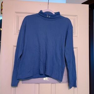 Embroidered Neck Cotton Turtleneck